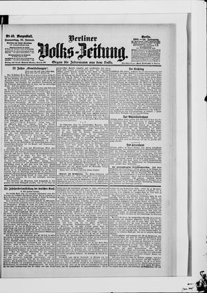 Berliner Volkszeitung on Jan 25, 1906