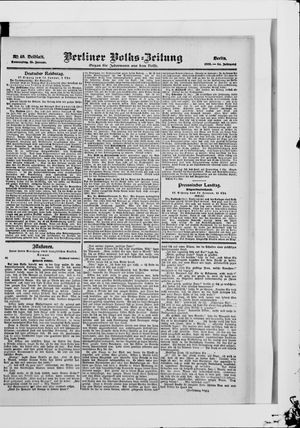 Berliner Volkszeitung on Jan 25, 1906