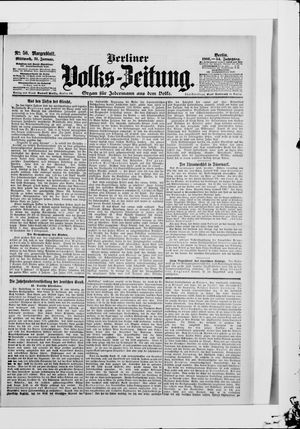 Berliner Volkszeitung vom 31.01.1906