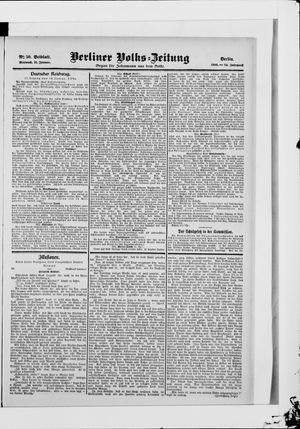 Berliner Volkszeitung vom 31.01.1906