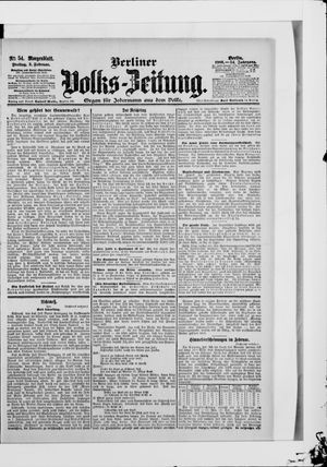 Berliner Volkszeitung on Feb 2, 1906