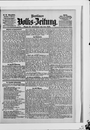 Berliner Volkszeitung vom 06.02.1906
