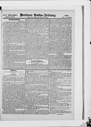 Berliner Volkszeitung vom 11.02.1906