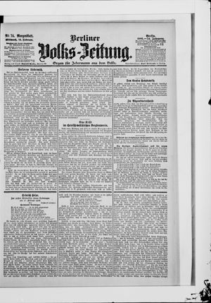 Berliner Volkszeitung vom 14.02.1906