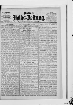 Berliner Volkszeitung vom 15.02.1906