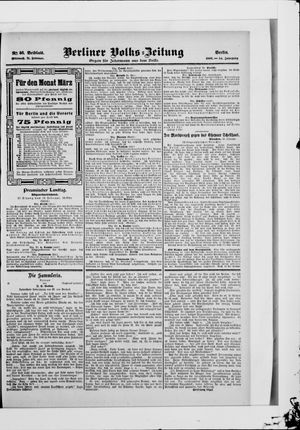 Berliner Volkszeitung on Feb 21, 1906