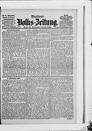 Berliner Volkszeitung vom 25.02.1906