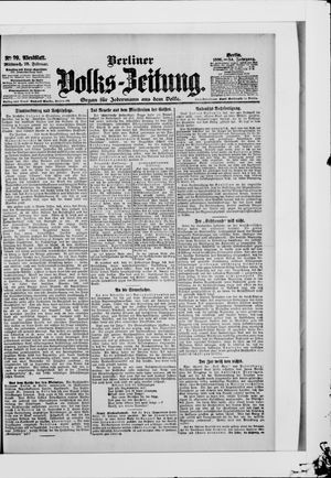 Berliner Volkszeitung vom 28.02.1906