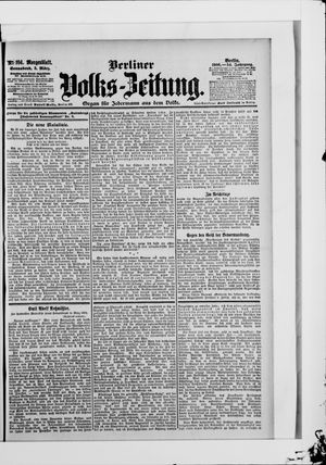 Berliner Volkszeitung vom 03.03.1906
