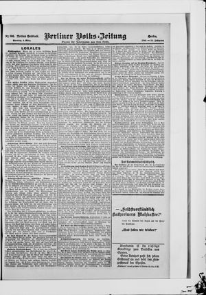 Berliner Volkszeitung vom 04.03.1906