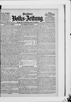 Berliner Volkszeitung vom 06.03.1906