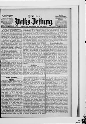 Berliner Volkszeitung vom 07.03.1906