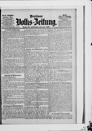 Berliner Volkszeitung vom 07.03.1906