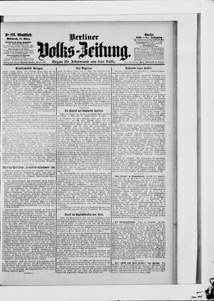 Berliner Volkszeitung on Mar 14, 1906