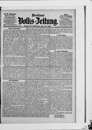 Berliner Volkszeitung vom 18.03.1906