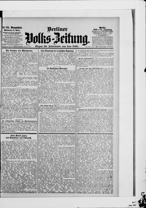 Berliner Volkszeitung on Mar 21, 1906
