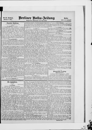 Berliner Volkszeitung on Mar 21, 1906