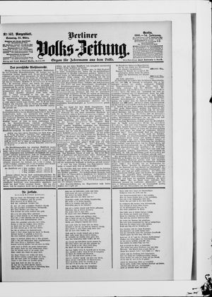 Berliner Volkszeitung vom 25.03.1906