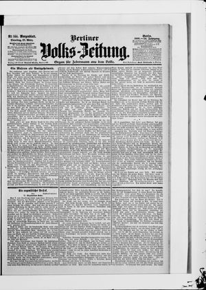 Berliner Volkszeitung on Mar 27, 1906
