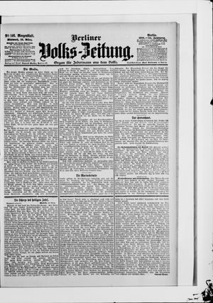 Berliner Volkszeitung on Mar 28, 1906