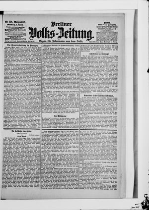 Berliner Volkszeitung on Apr 4, 1906