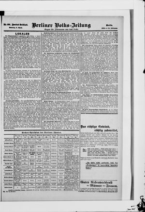 Berliner Volkszeitung vom 08.04.1906