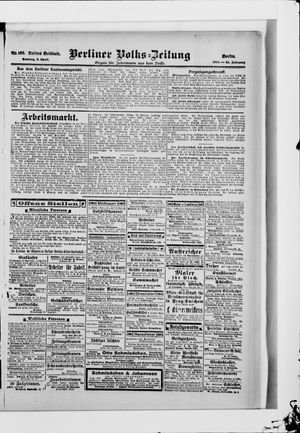 Berliner Volkszeitung vom 08.04.1906