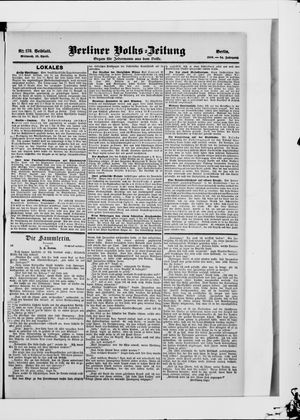 Berliner Volkszeitung vom 18.04.1906