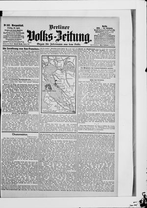 Berliner Volkszeitung vom 20.04.1906