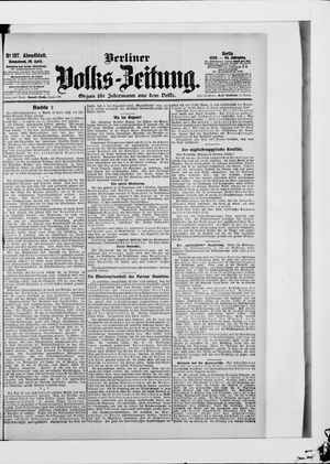 Berliner Volkszeitung vom 28.04.1906