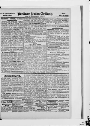 Berliner Volkszeitung on Apr 29, 1906