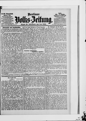 Berliner Volkszeitung vom 02.05.1906