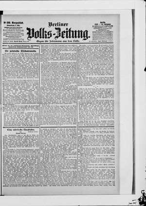 Berliner Volkszeitung vom 05.05.1906