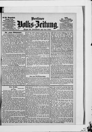 Berliner Volkszeitung vom 15.05.1906