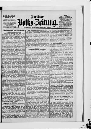 Berliner Volkszeitung vom 19.05.1906