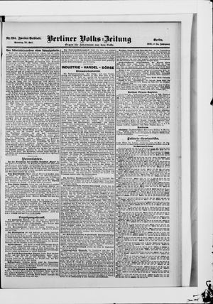 Berliner Volkszeitung vom 20.05.1906