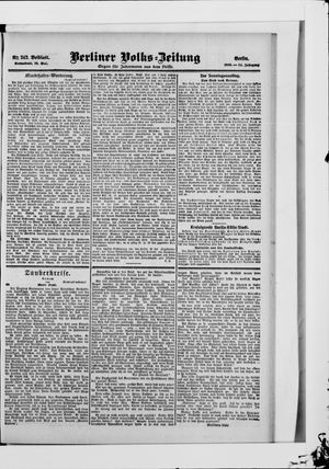 Berliner Volkszeitung vom 26.05.1906