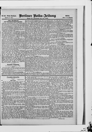 Berliner Volkszeitung vom 27.05.1906