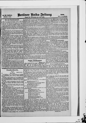 Berliner Volkszeitung vom 06.06.1906