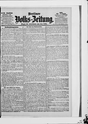 Berliner Volkszeitung vom 07.06.1906