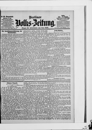 Berliner Volkszeitung vom 13.06.1906