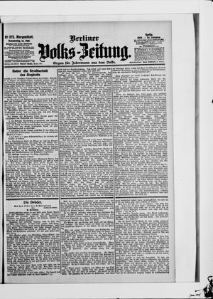 Berliner Volkszeitung vom 14.06.1906