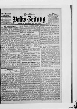 Berliner Volkszeitung on Jun 15, 1906