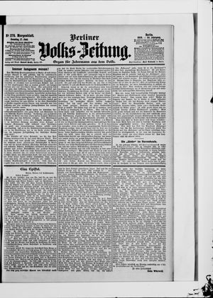 Berliner Volkszeitung vom 17.06.1906