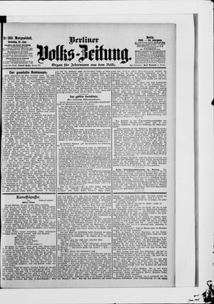 Berliner Volkszeitung on Jun 19, 1906