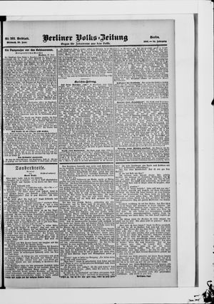 Berliner Volkszeitung on Jun 20, 1906