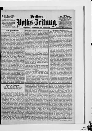 Berliner Volkszeitung vom 21.06.1906