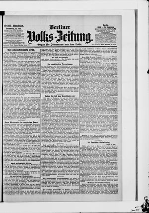 Berliner Volkszeitung vom 21.06.1906