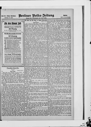 Berliner Volkszeitung vom 24.06.1906