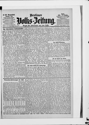 Berliner Volkszeitung vom 03.07.1906